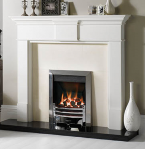 Logic Convector Gas fire with Chrome Arts Front and Frame Logic Convector Gas fire with Chrome Arts Front and Frame