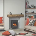 Gazco Chesterfield 5 Electric Stove with log & pebble fuel effect